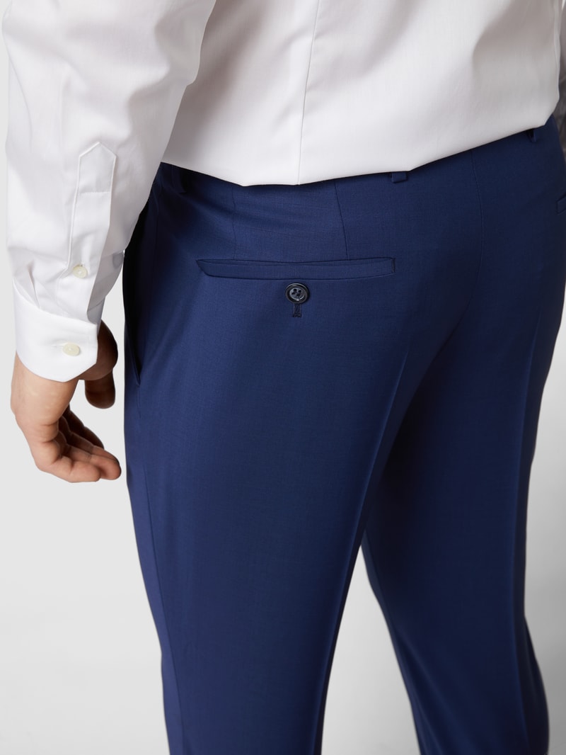 Anzughose mit Stretch-Anteil in royalblau