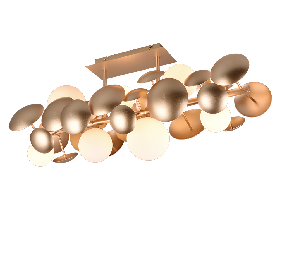 TRIO 8-flg AGL Deckenlampe Bubble