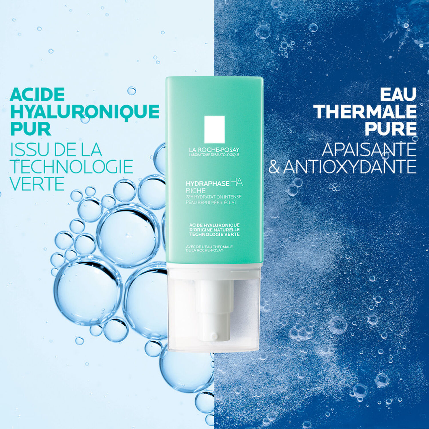 la roche-posay Hydraphase HA Riche Crème Hydratante Visage Acide Hyaluronique 50 ml