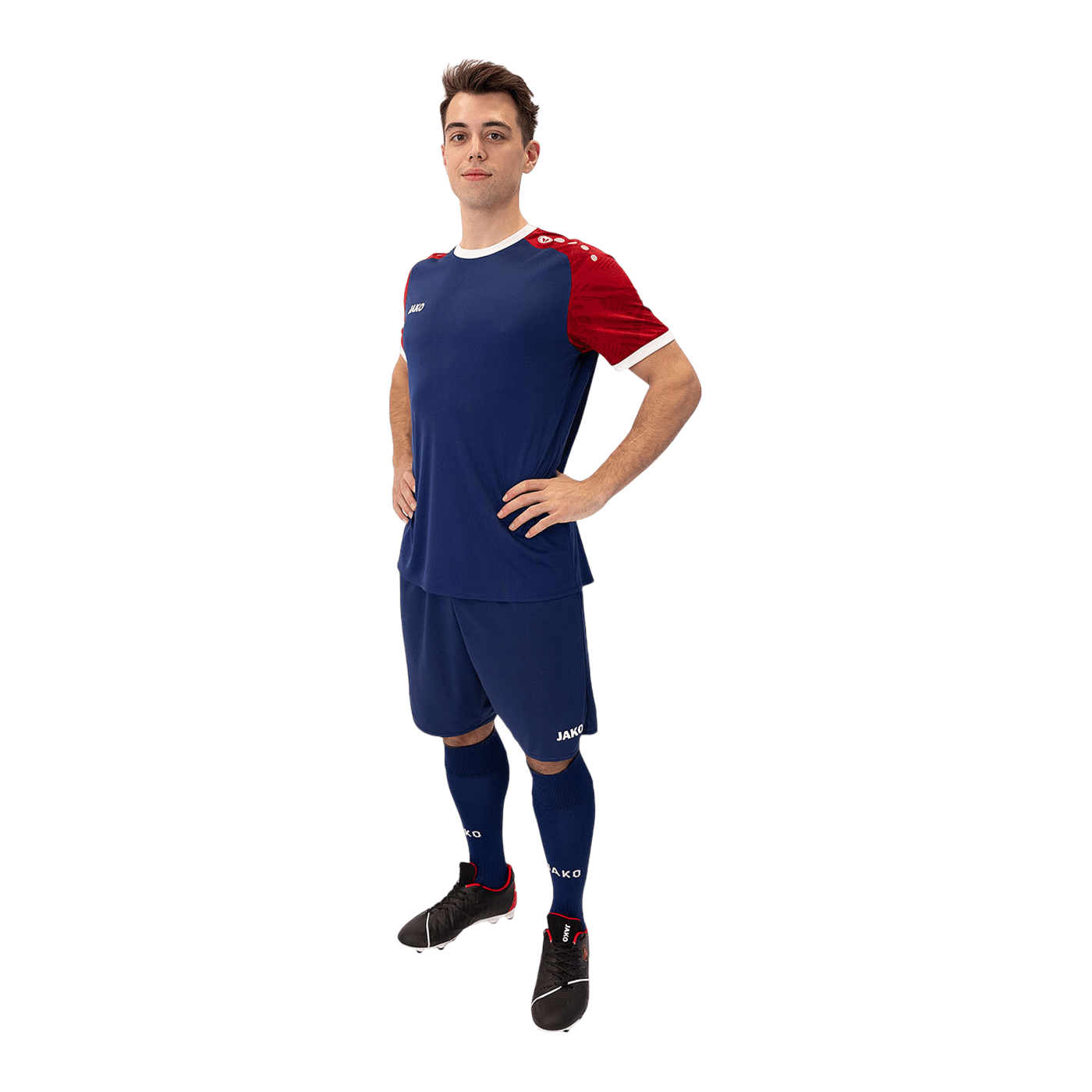 JAKO Iconic Trikot Blau Rot F938