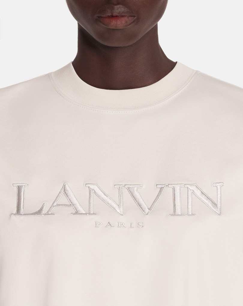 T-SHIRT OVERSIZE BRODÉ LANVIN PARIS