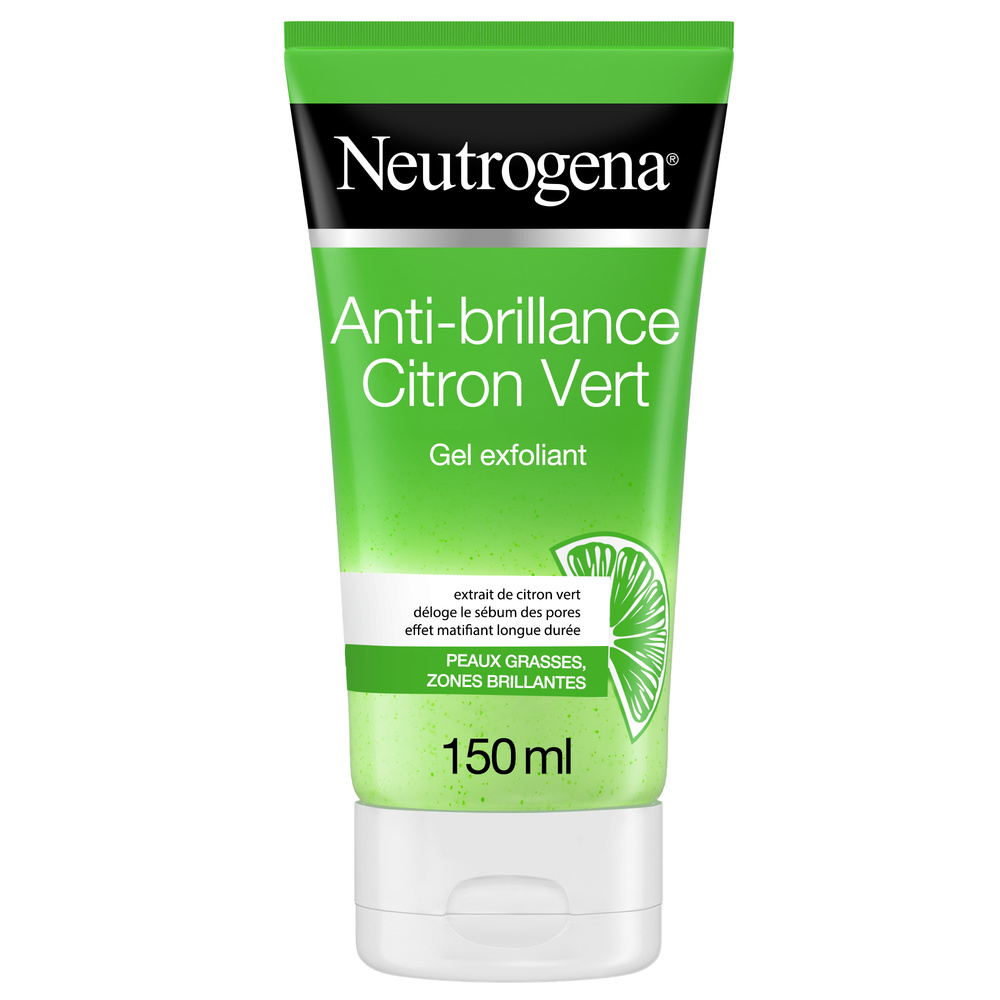 neutrogena Neutrogena Gel oyant Exfoliant Visage, Anti-Brillance, Citron Vert, 150 ml Soin visage