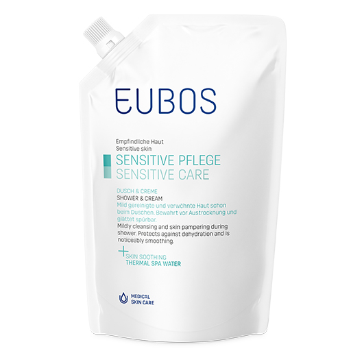 EUBOS SENSITIVE Dusch & Creme Nachf.Btl.  400 ml  Emulsion