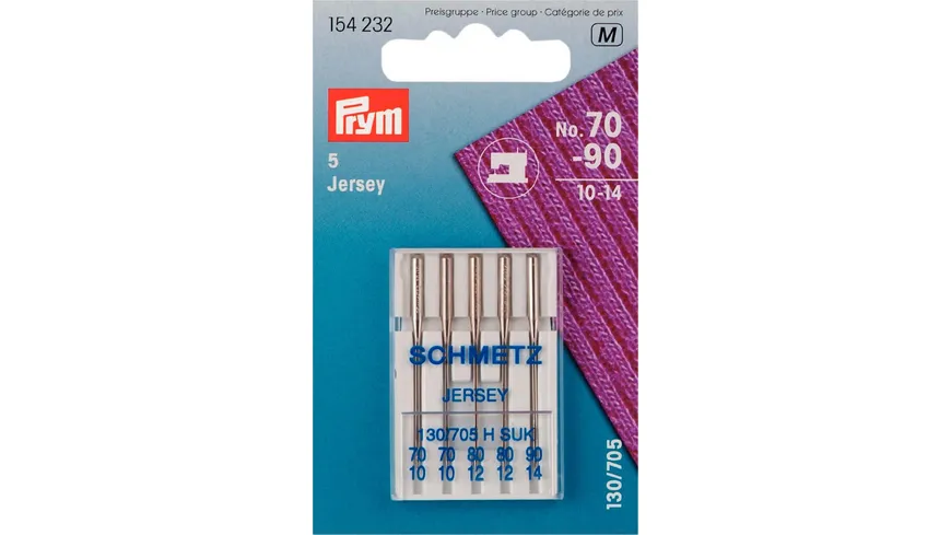 Prym Nähmaschinennadeln 130/705 Jersey 70-90