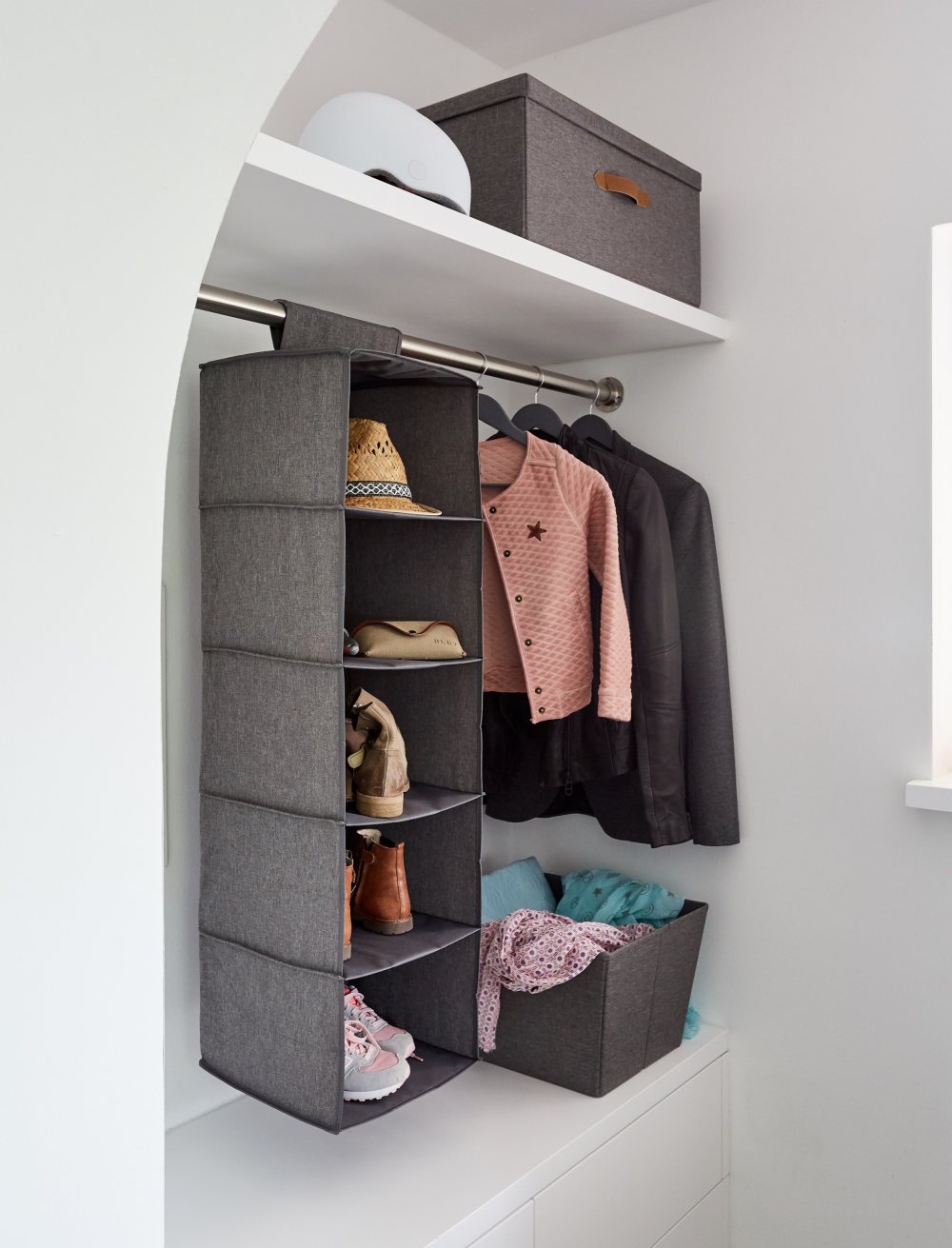 Ordnungsbox Premium Grau meliert