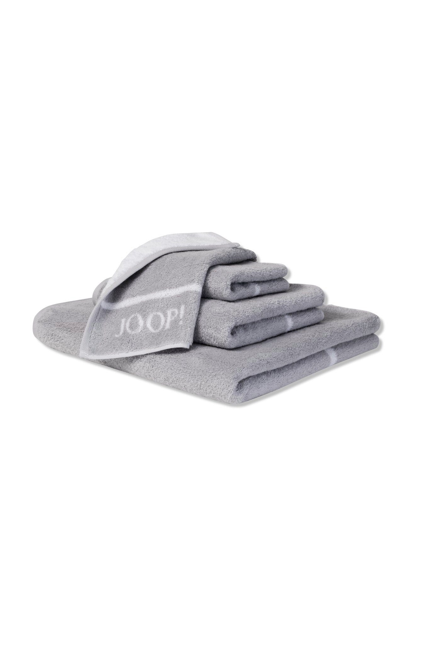 Joop! Waschhandschuh JOOP! LIVING - LINES DOUBLEFACE Waschhandschuh-Set (3-tlg)