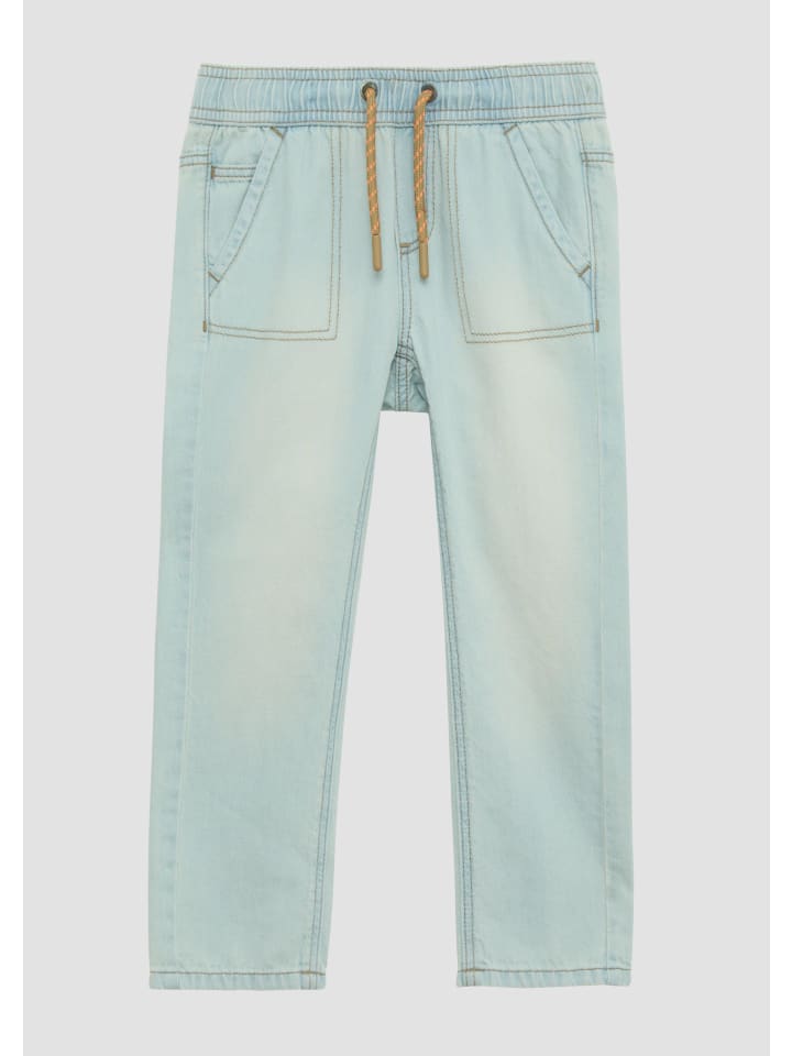 s.Oliver Jeans-Hose lang in Blau günstig kaufen