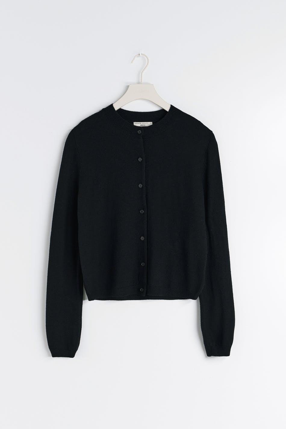 Fine knitted wool cardigan