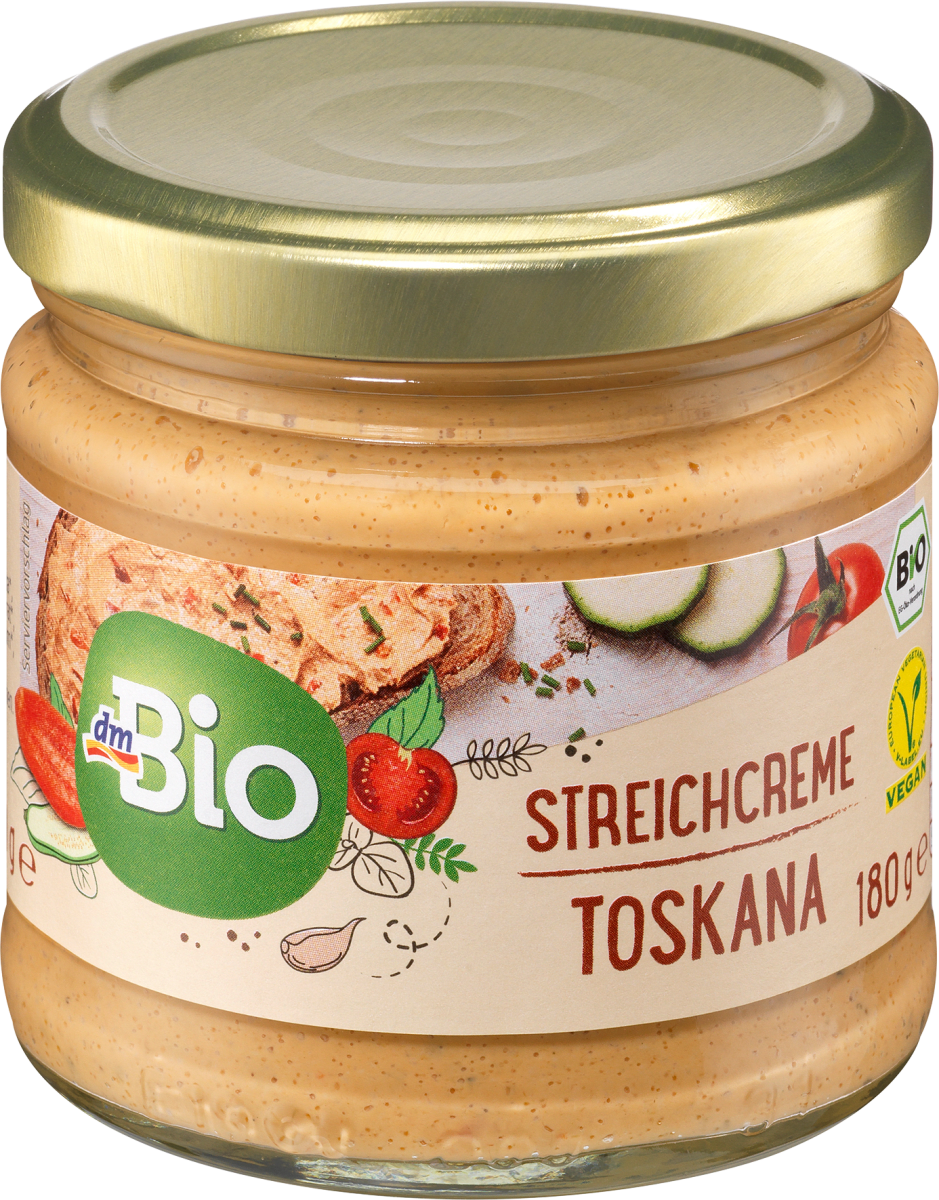 Brotaufstrich, Streichcreme Toskana, 180 g