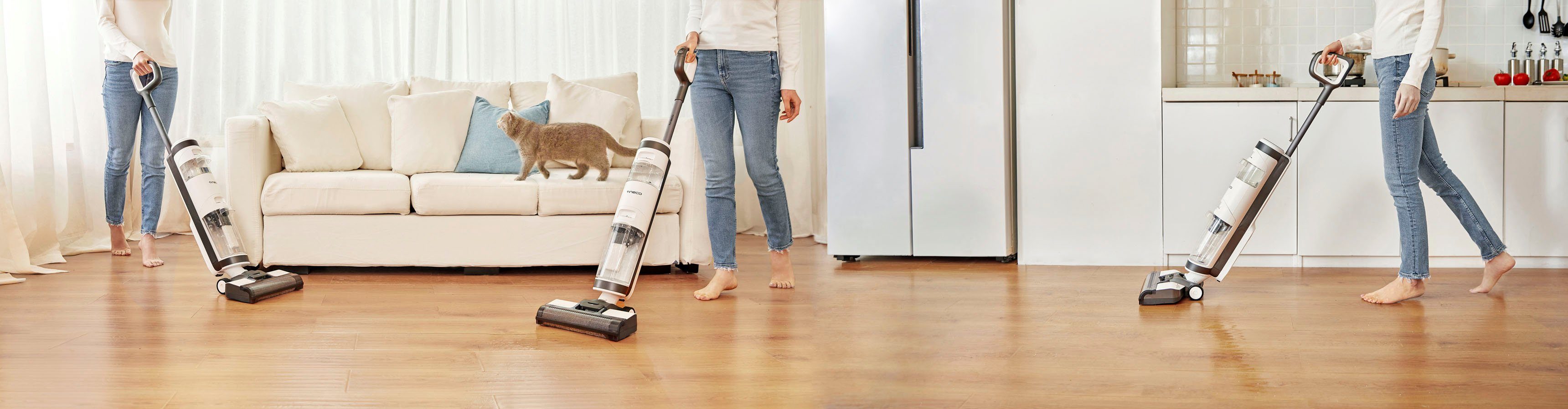 Tineco Nass-Trocken-Akkusauger iFloor 3 Plus, 220 W, beutellos