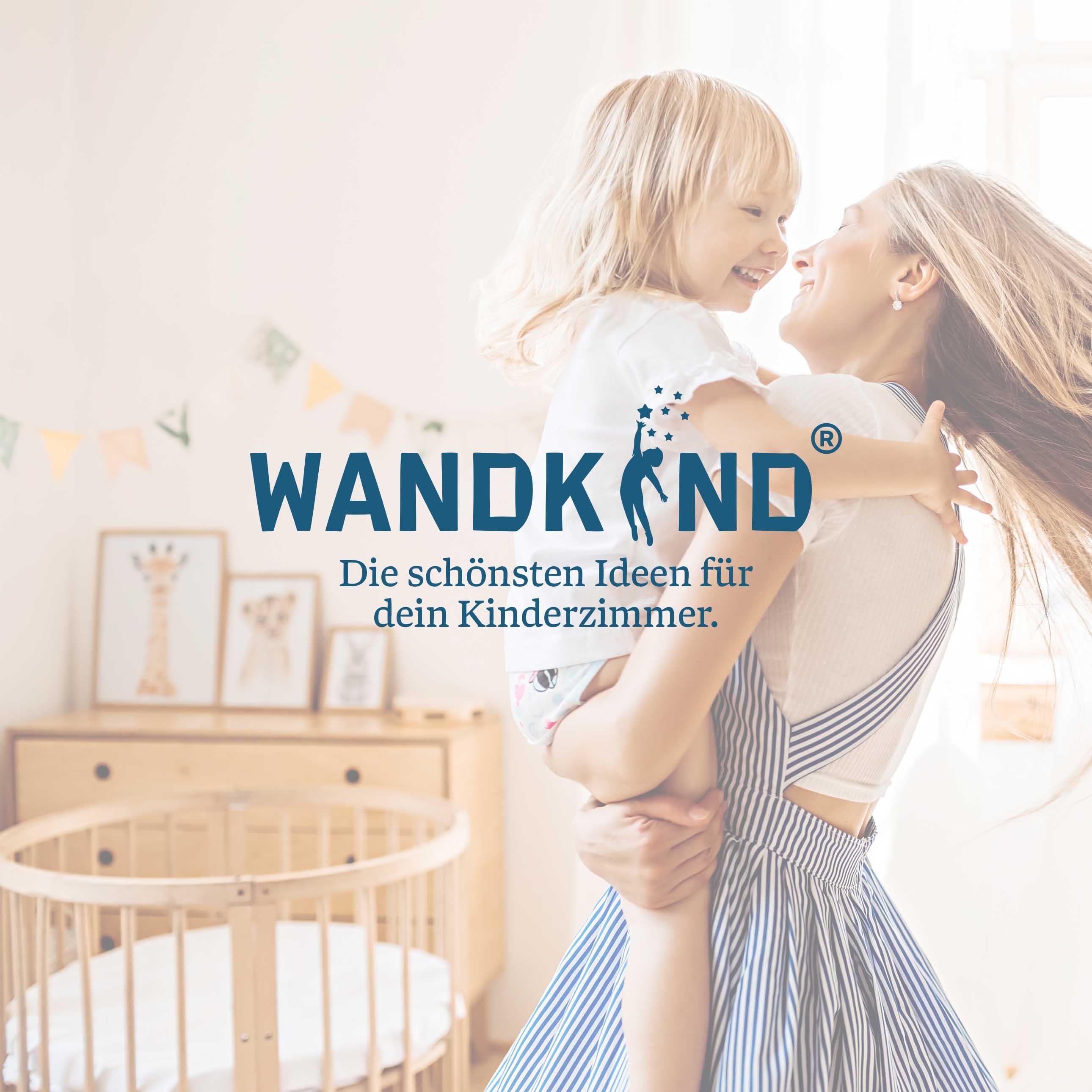 WANDKIND Wandtattoo Türaufkleber Kinderzimmer (Türsticker), Wieder ablösbar