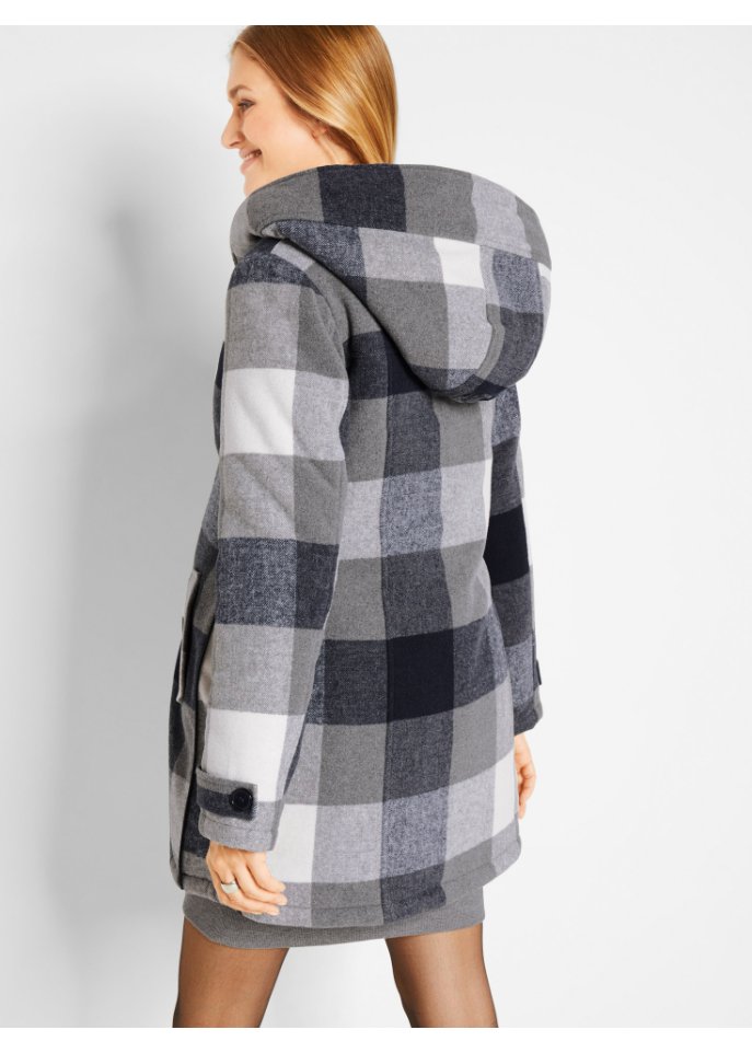 Woll-Umstandsjacke mit Teddyfutter / Tragejacke