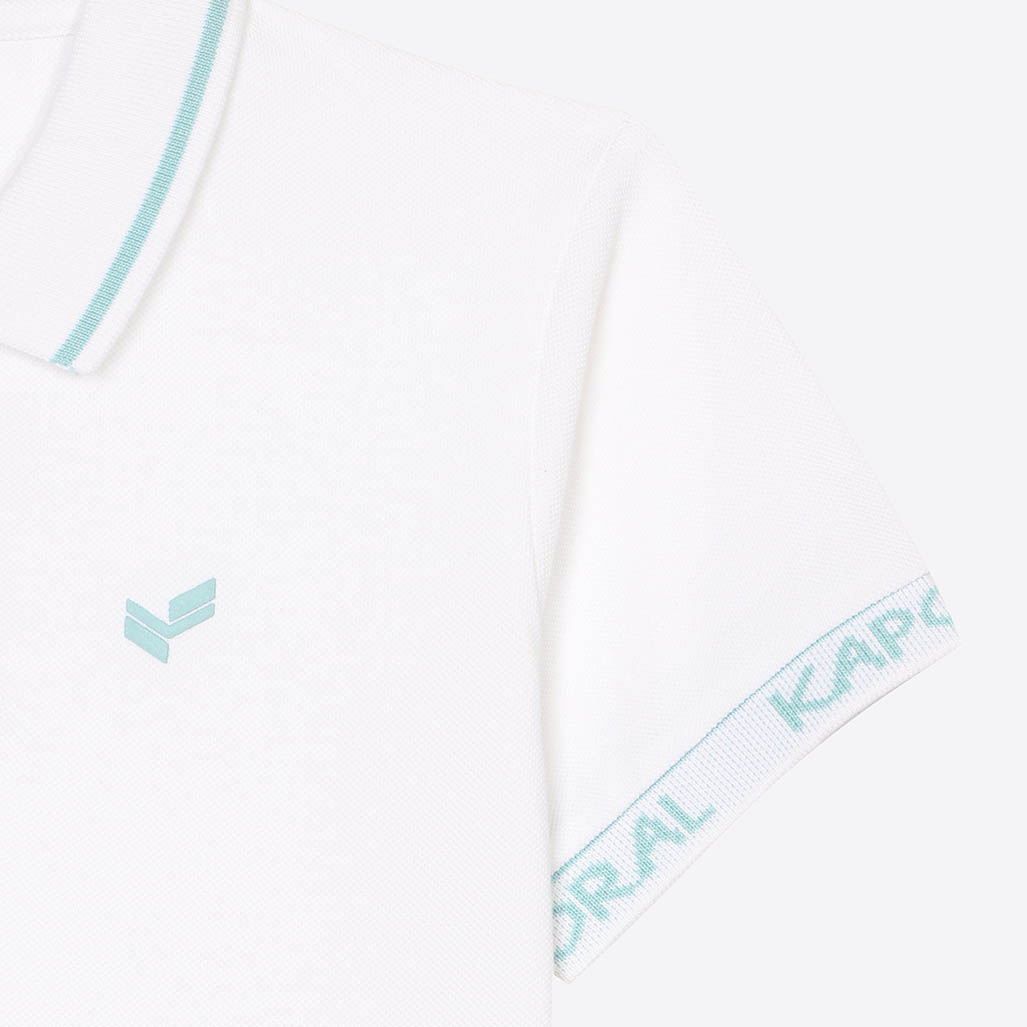 PROST  Polo blanc Garçon en 100% coton