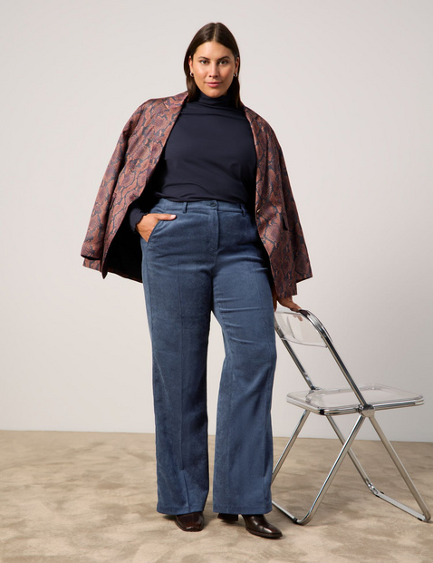 Feiner Blazer mit Schlangen-Print