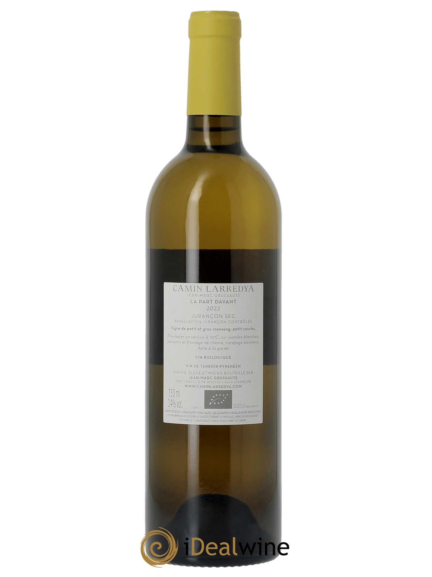 Jurançon Sec La Part Davant Camin Larredya  2022 - Lot de 1 Bouteille