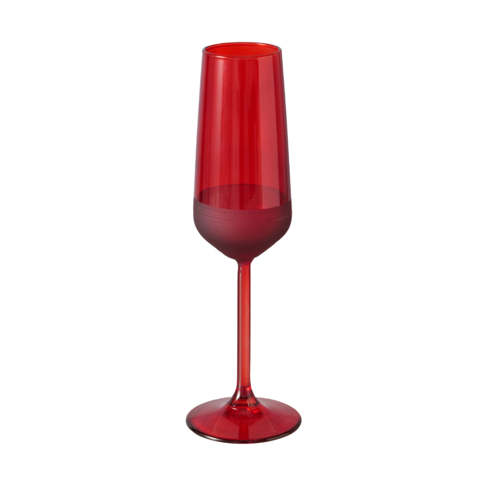 Sektglas Crimson rot