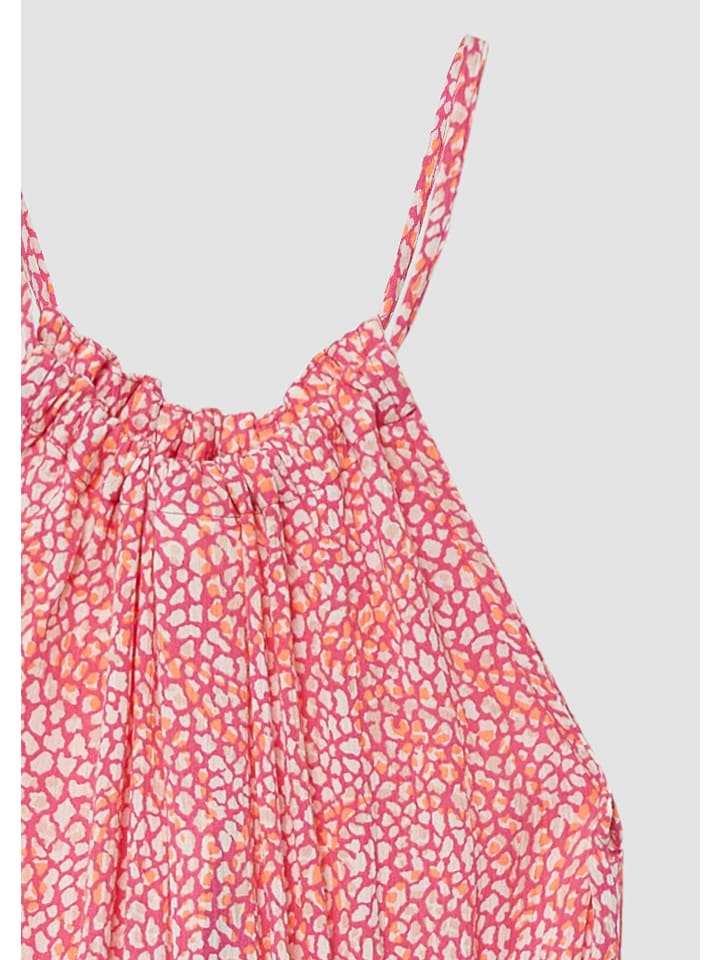 s.Oliver Kleid lang in Pink-mehrfarbig günstig kaufen