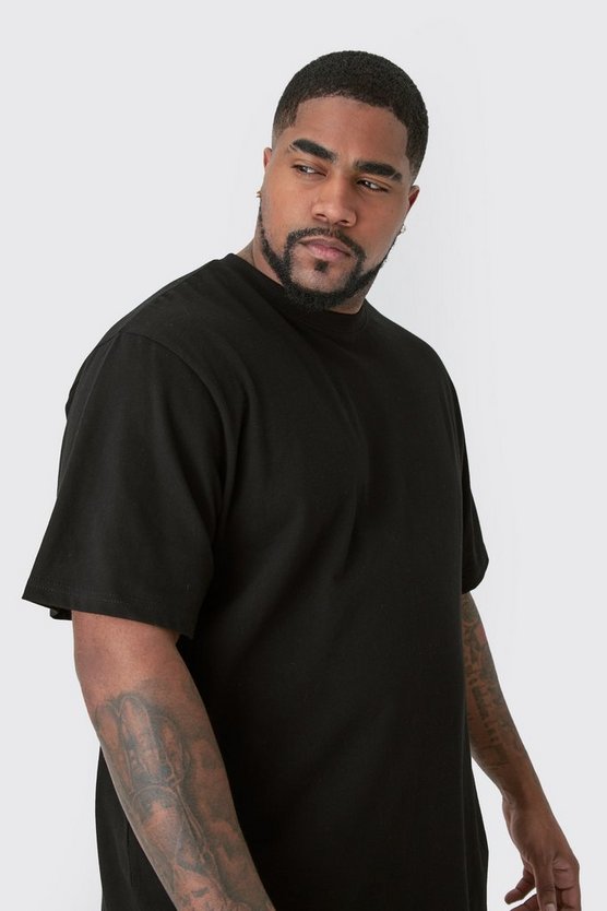 Plus Basic Rundhals T-Shirt