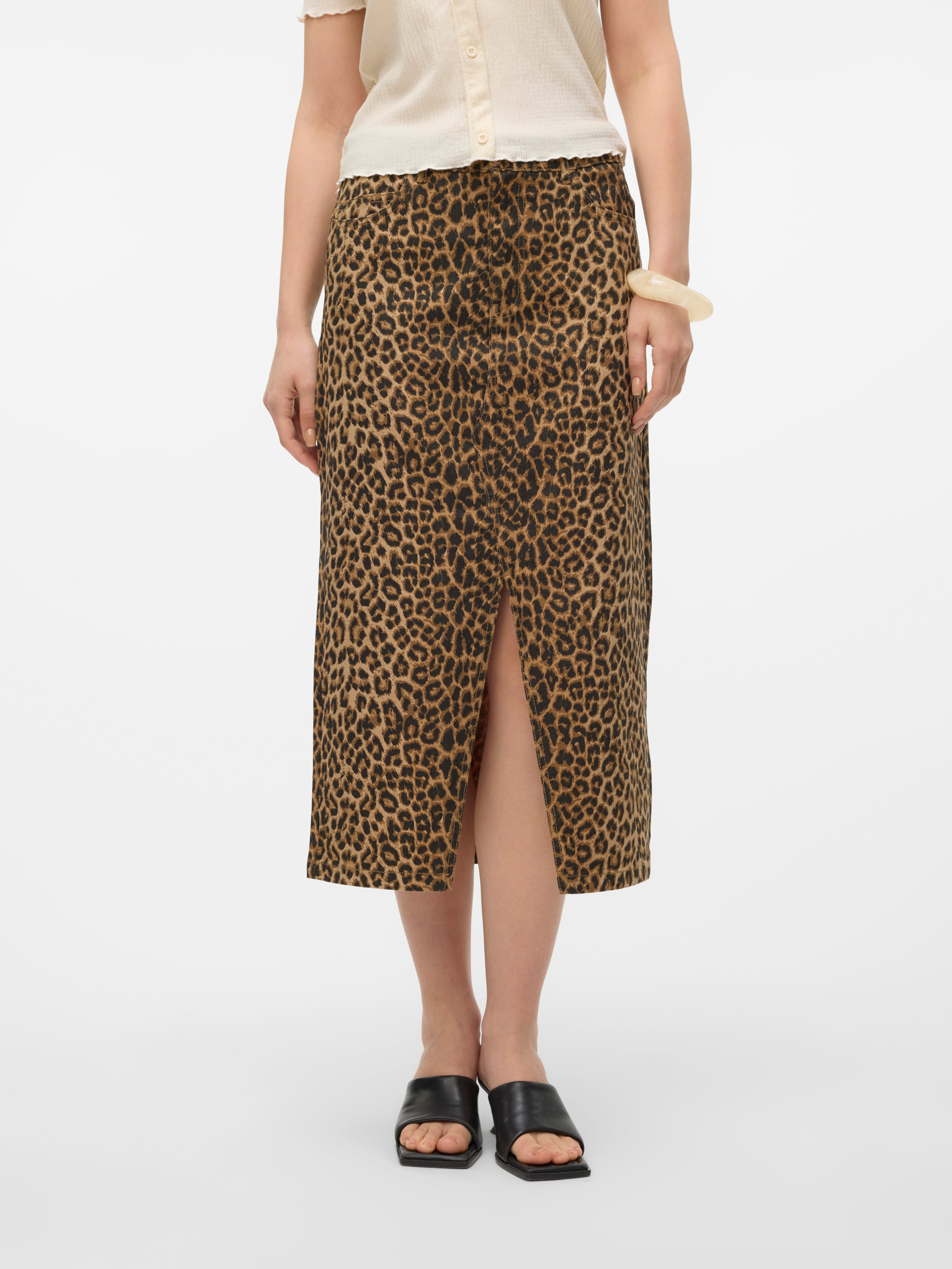 VMVERI Hohe Taille Langer Rock