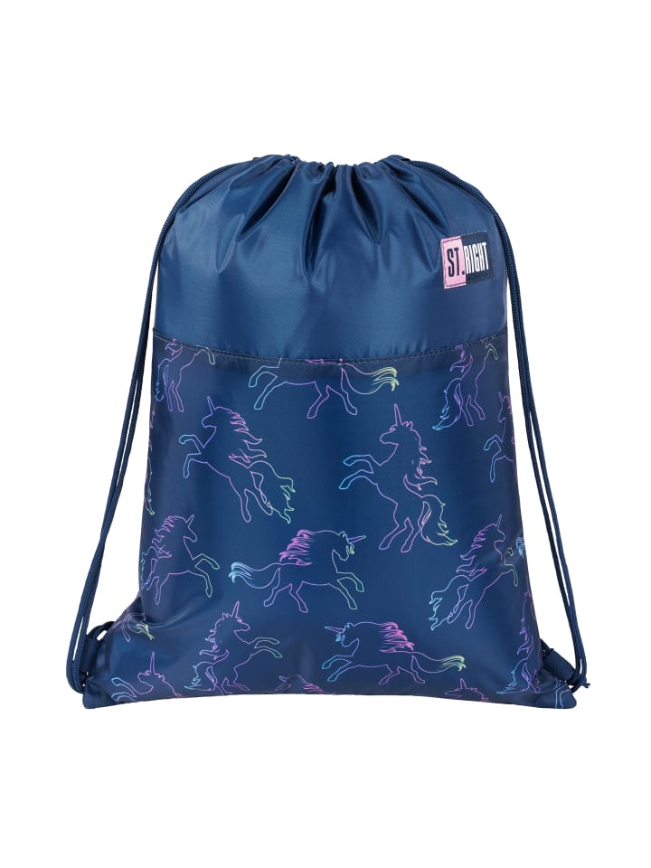 Einhorn Turnbeutel in Dunkel-Blau günstig kaufen onesize