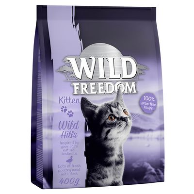 Wild Freedom Probierpaket: 400 g Trockenfutter + 6 x 200 /  70 g Nassfutter