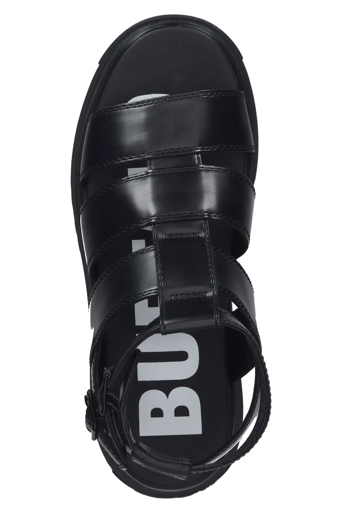 Buffalo  Sandalette - Schwarz - Flacher Absatz