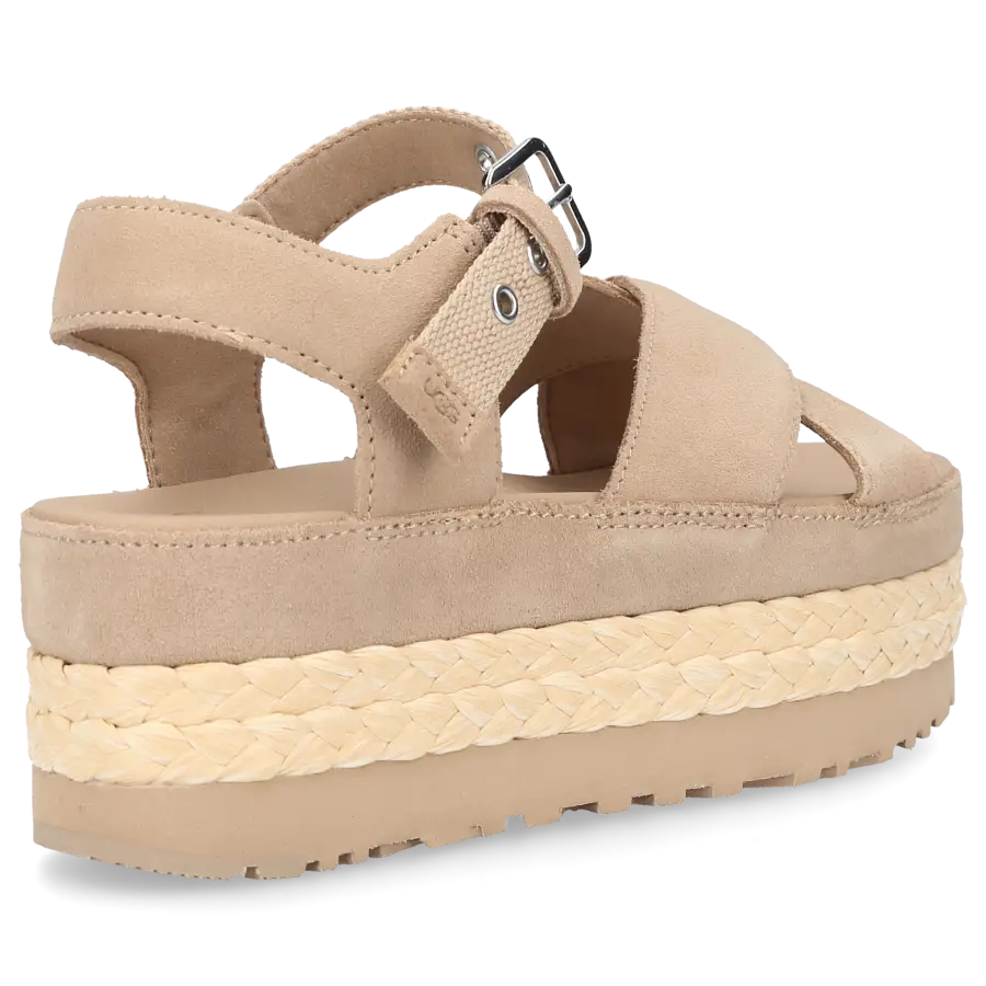 UGG - Sandalen AUBREY Veloursleder - beige