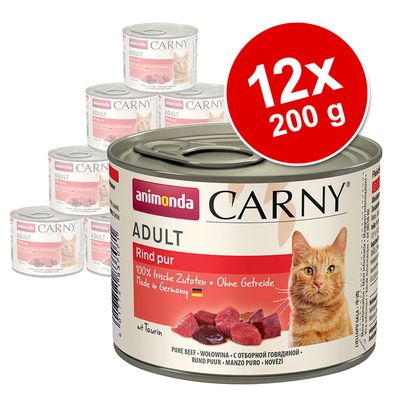 Mix Sparpaket Animonda Carny Adult 12 x 200 g