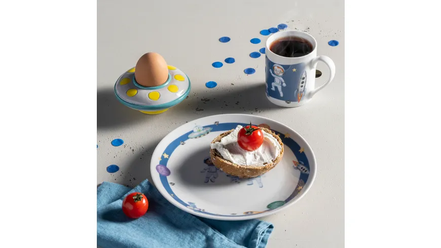 LEONARDO Kinder Eierbecher Bambini Avventura Ufo