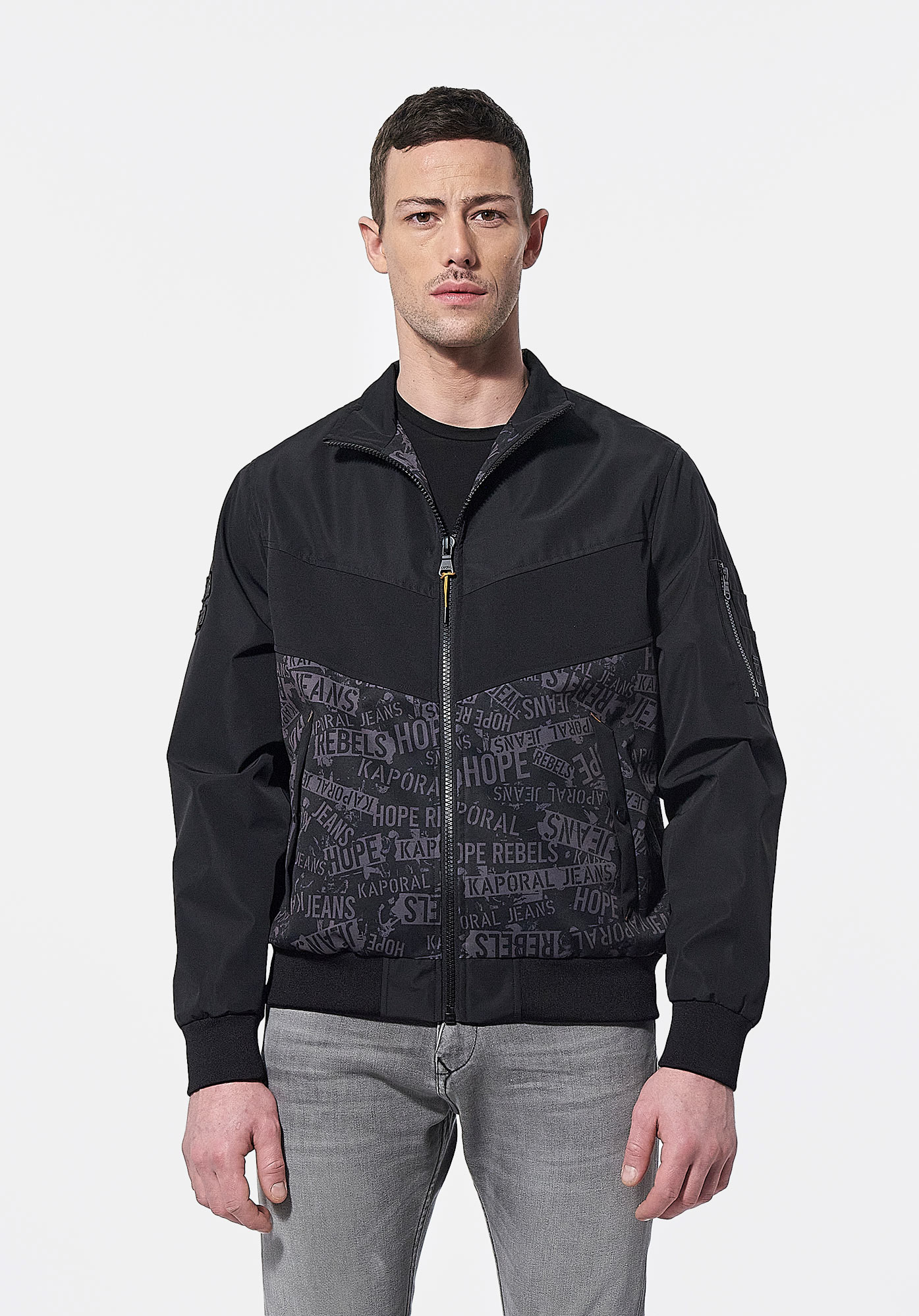 VOLNY  Veste noire Homme