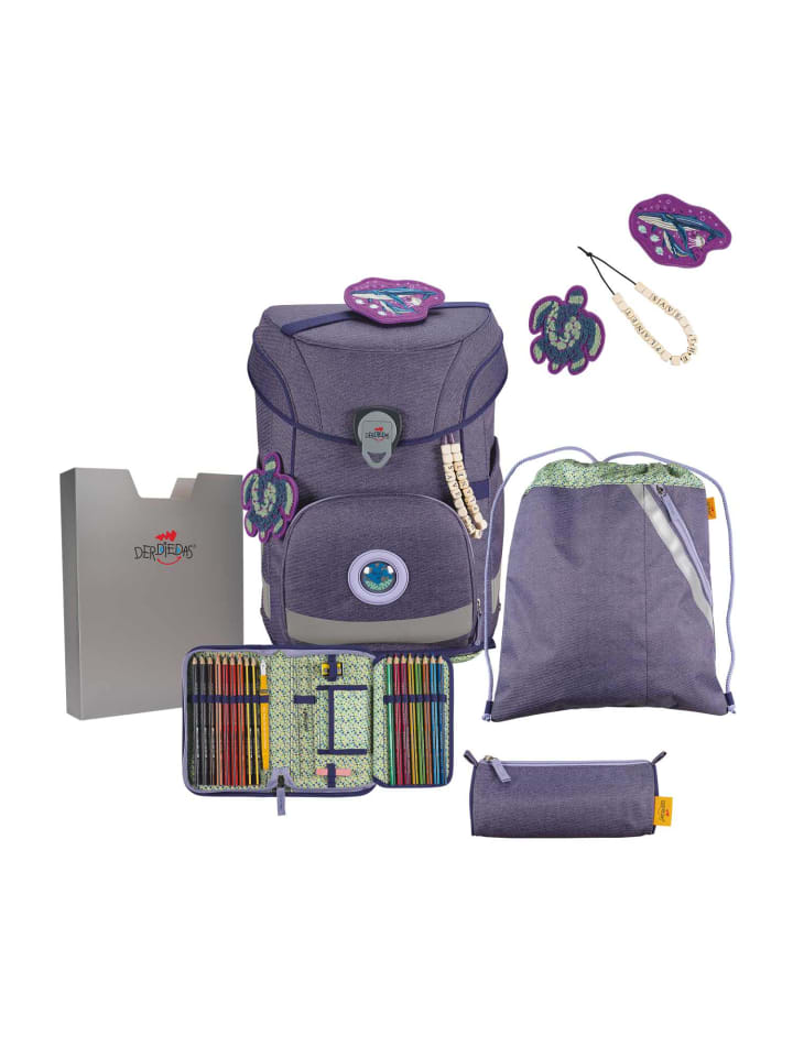 DerDieDas DerDieDas Schulranzenset-5 teilig ErgoFlex Easy Exklusiv ECO My Planet günstig kaufen onesize