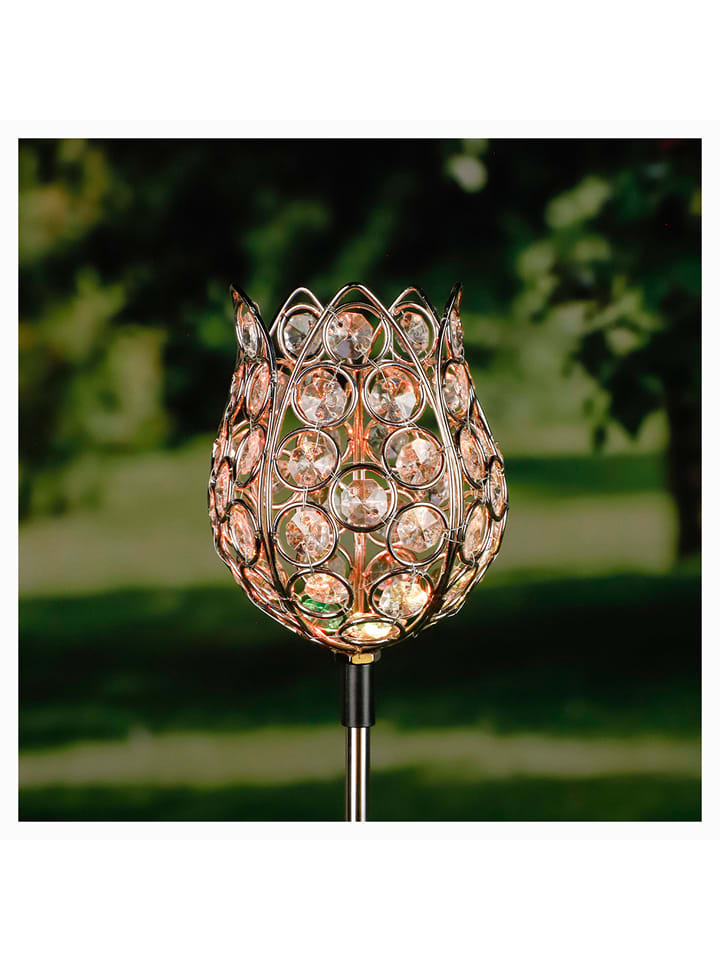 Garden Hero 2er-Set: LED-Solar-Gartenstecker 