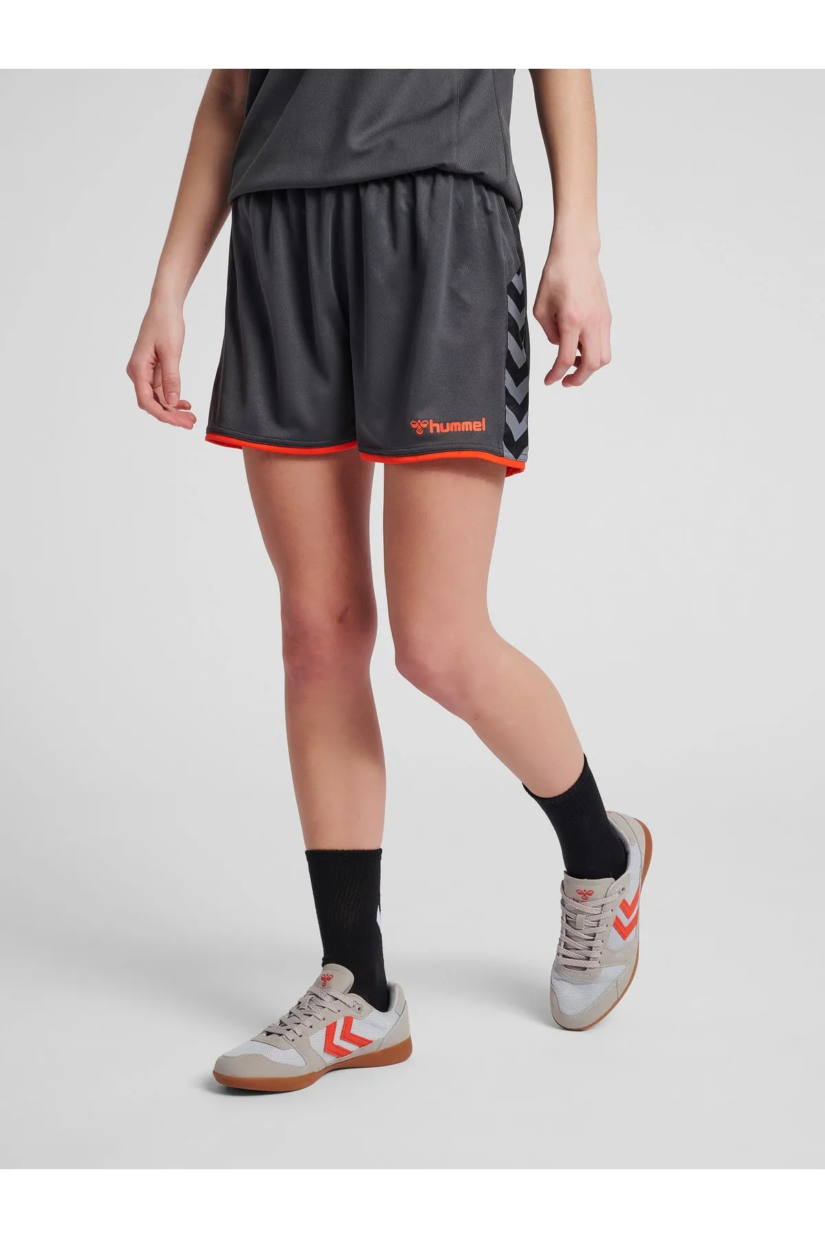 hummel  Kurze Sporthose - Grau - Mittlerer Bund