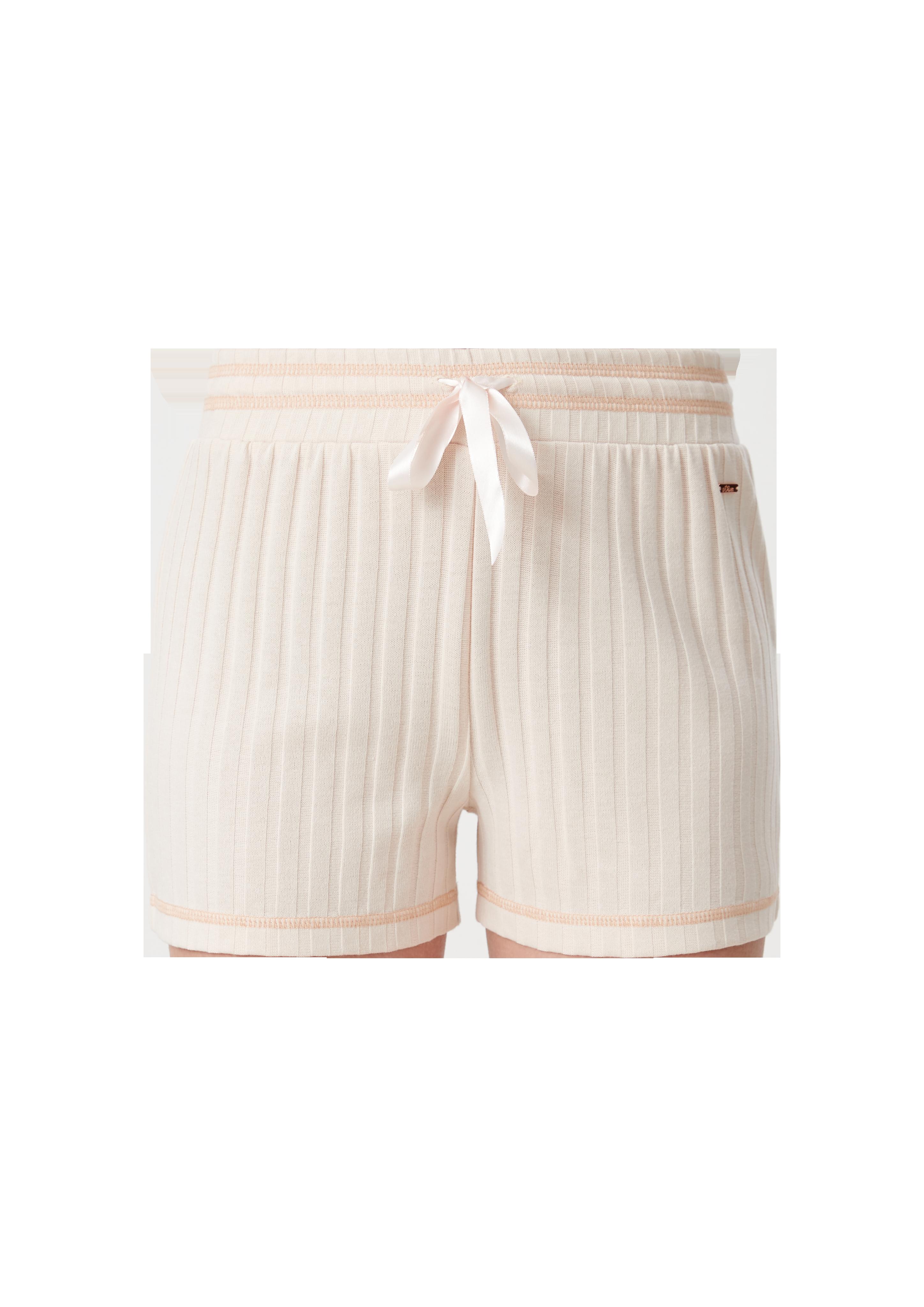 Loungeshorts mit Satinschleife  6007044-8024
