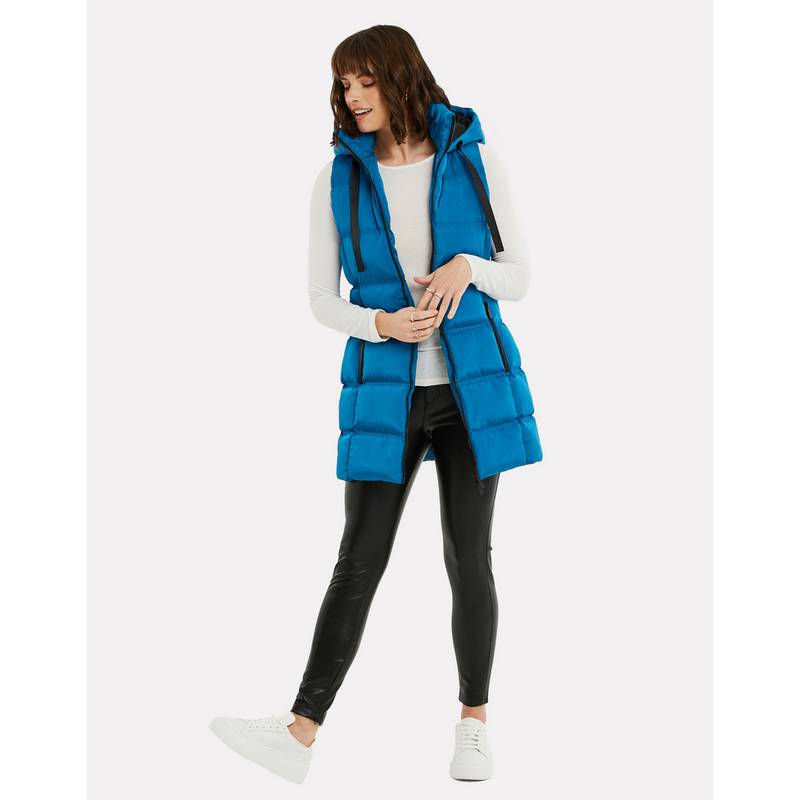 Threadbare THB Vinyard Sporty Gilet Longweste Damen
