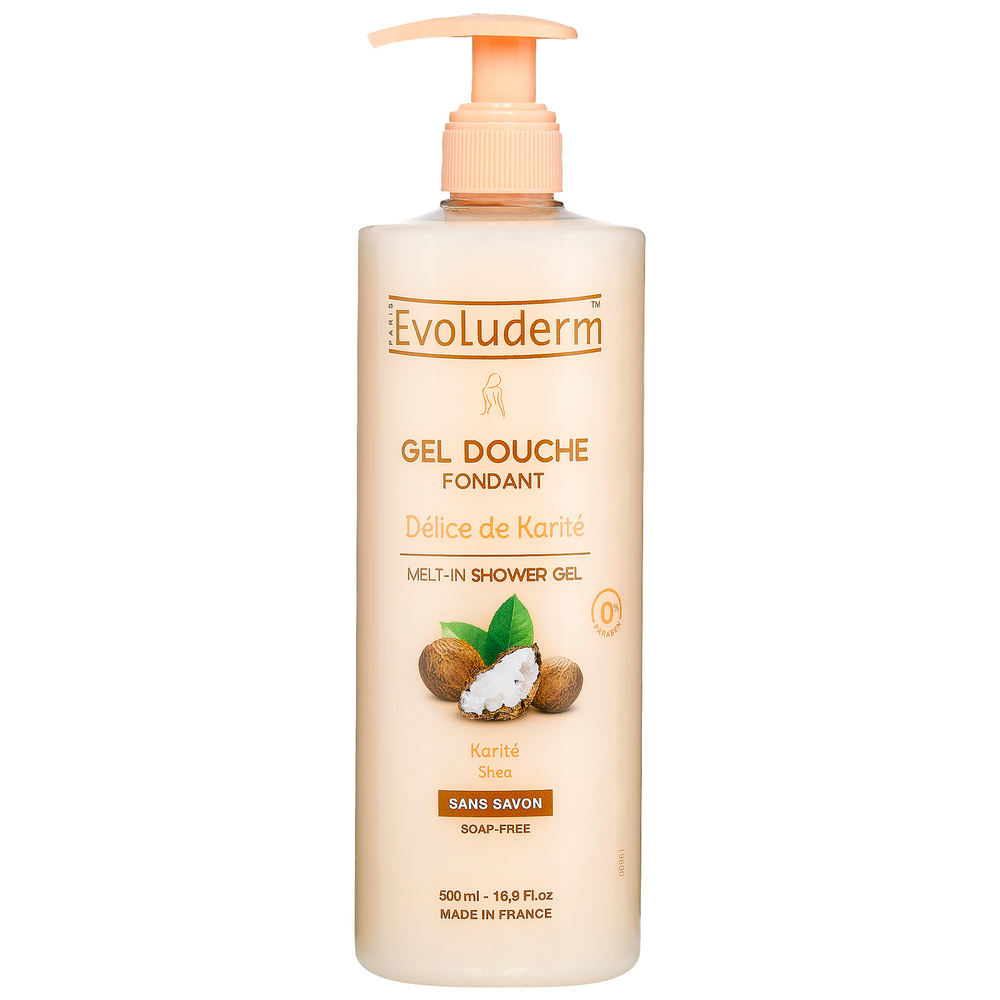 evoluderm Délice de Karité Gel douche Fondant - 500 ml