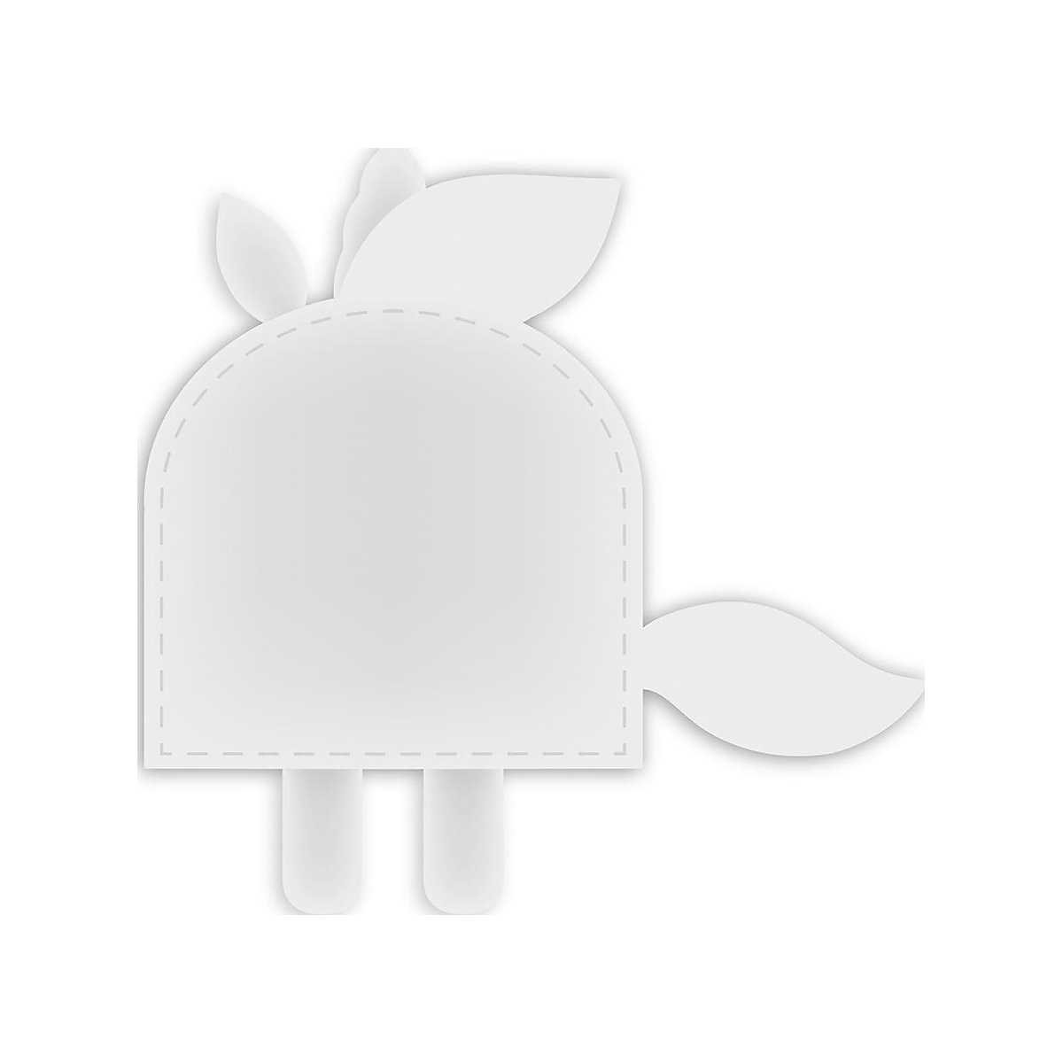 Einhorn aus Mini-Pompons zum Basteln