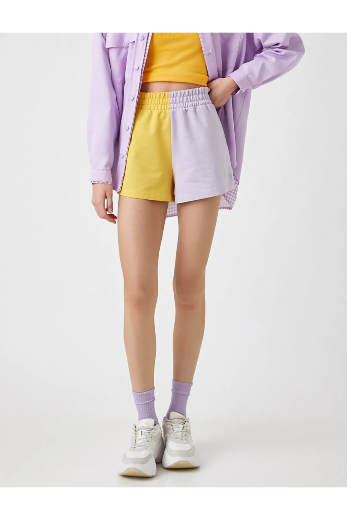 Koton  Shorts mit hoher Taille