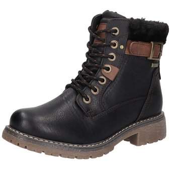 Puccetti Schnür Boots in schwarz