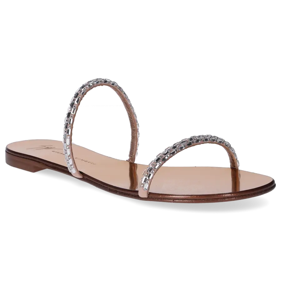 Giuseppe Zanotti - Sandalen ROLL 10 Kalbsleder - beige