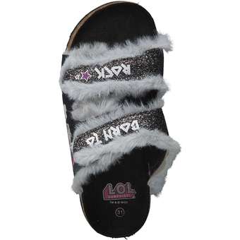 L.O.L Pantolette in schwarz