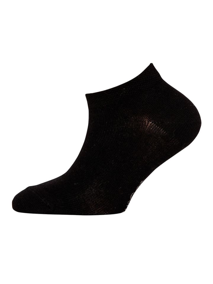 ewers 6er-Set Sneaker Socken 6er Pack Uni in schwarz günstig kaufen