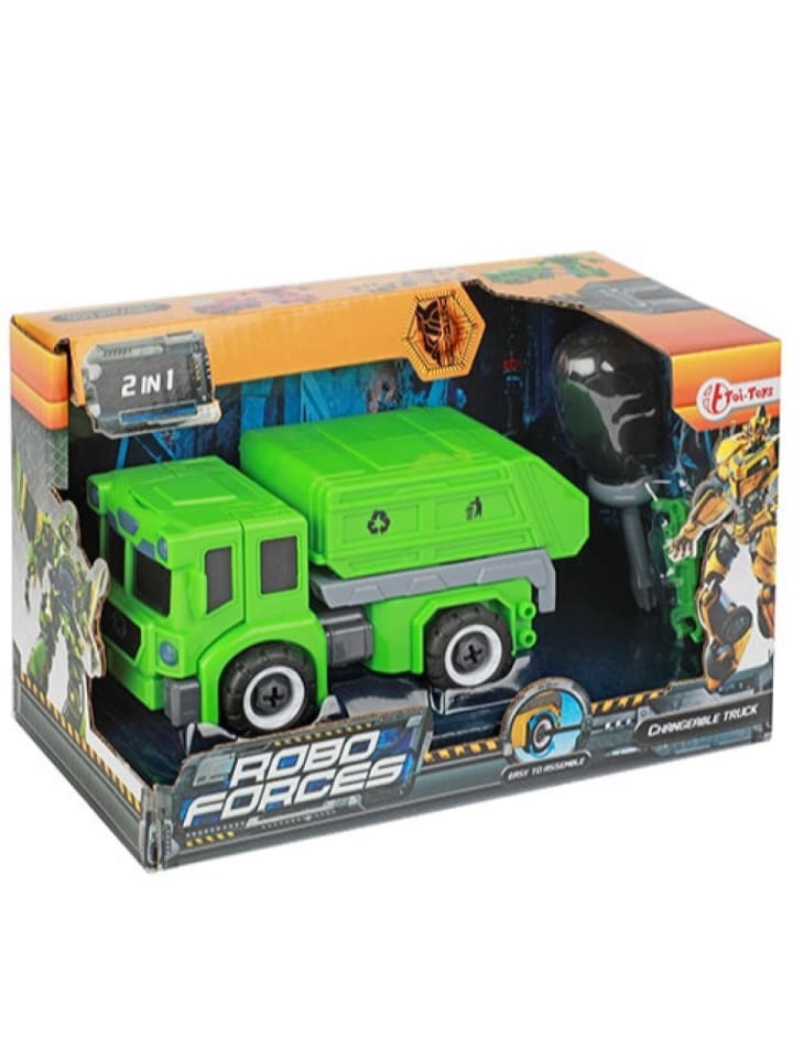 Toi-Toys Müllauto Verwandlungs Roboter Müllwagen LKW 3 Jahre günstig kaufen onesize