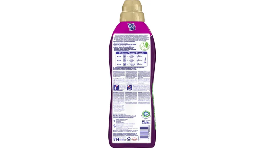 Vernel Weichspüler Aromatherapie Bezaubernde Magnolie 37 WL 814 ml