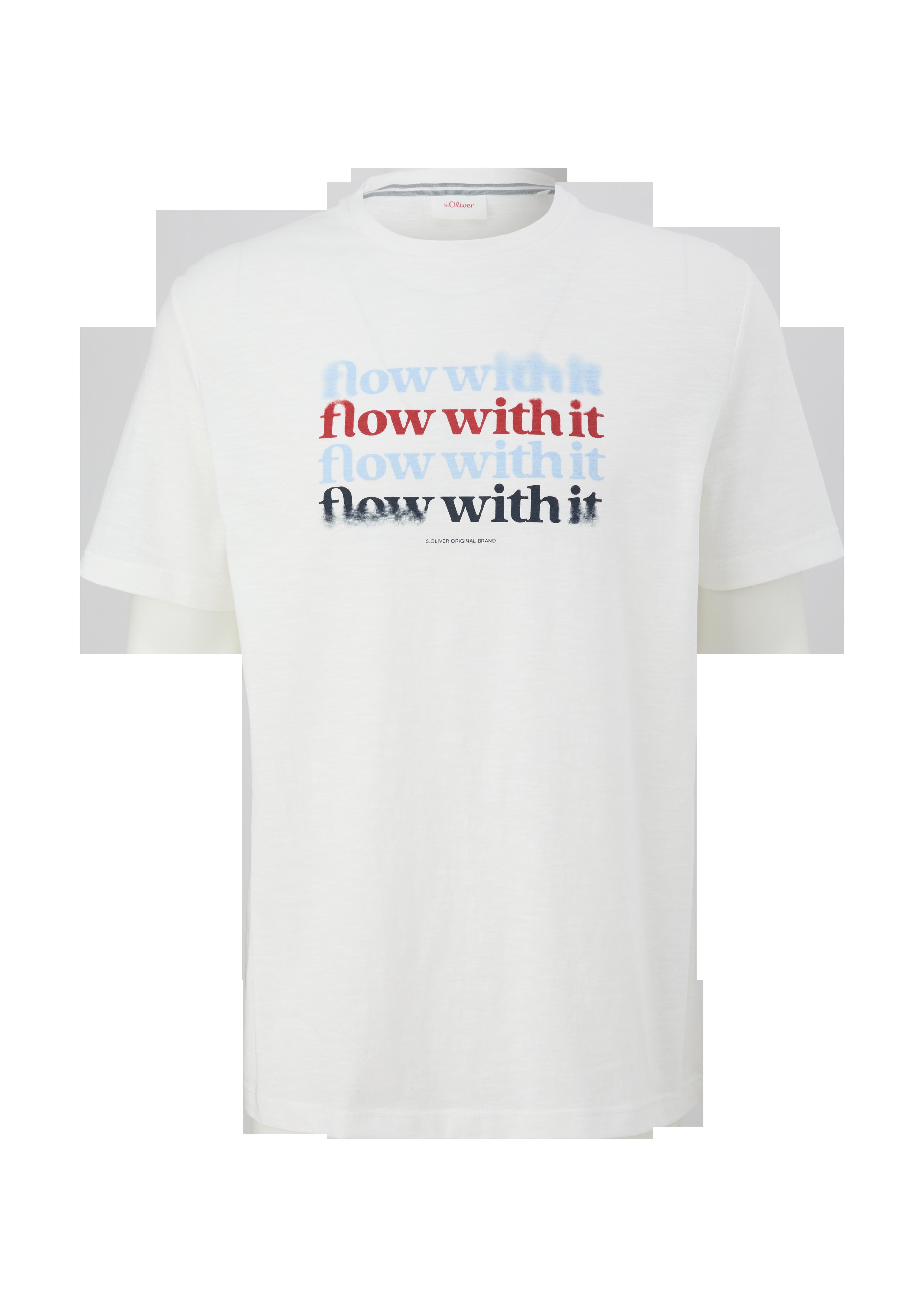 T-Shirt mit Frontprint  2131554-01D1
