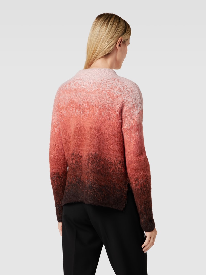 Strickpullover mit Farbverlauf in rosé