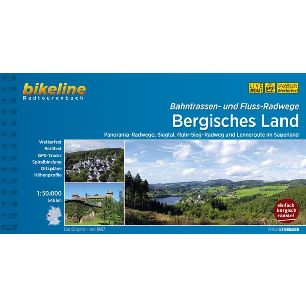Flüsse und Bahntrassen Bergisches Land - Radwanderführer