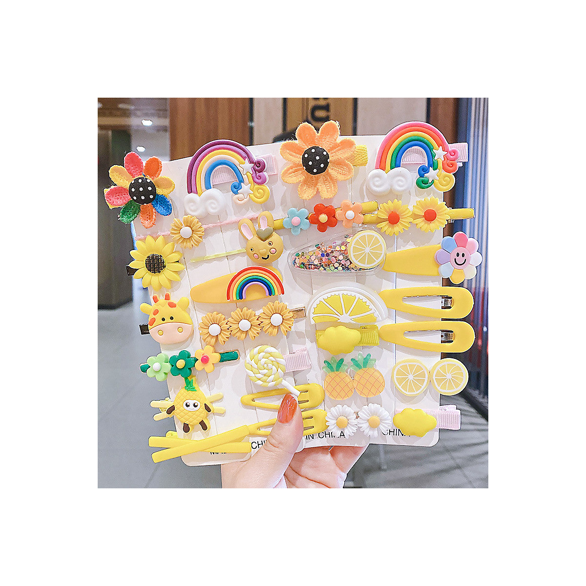 Niedliche Cartoon-Haarnadel für Kinder Kinder-Seitenclip-Haarnadel-Baby-Haar-Accessoires Haarschmuck
