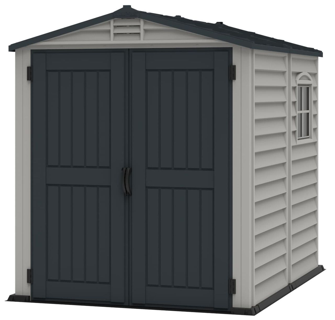 Duramax Kunststoffgerätehaus STOREMATE Plus 6x6´, 3,6 m² - Grau   Fußboden DURAMAX 30425