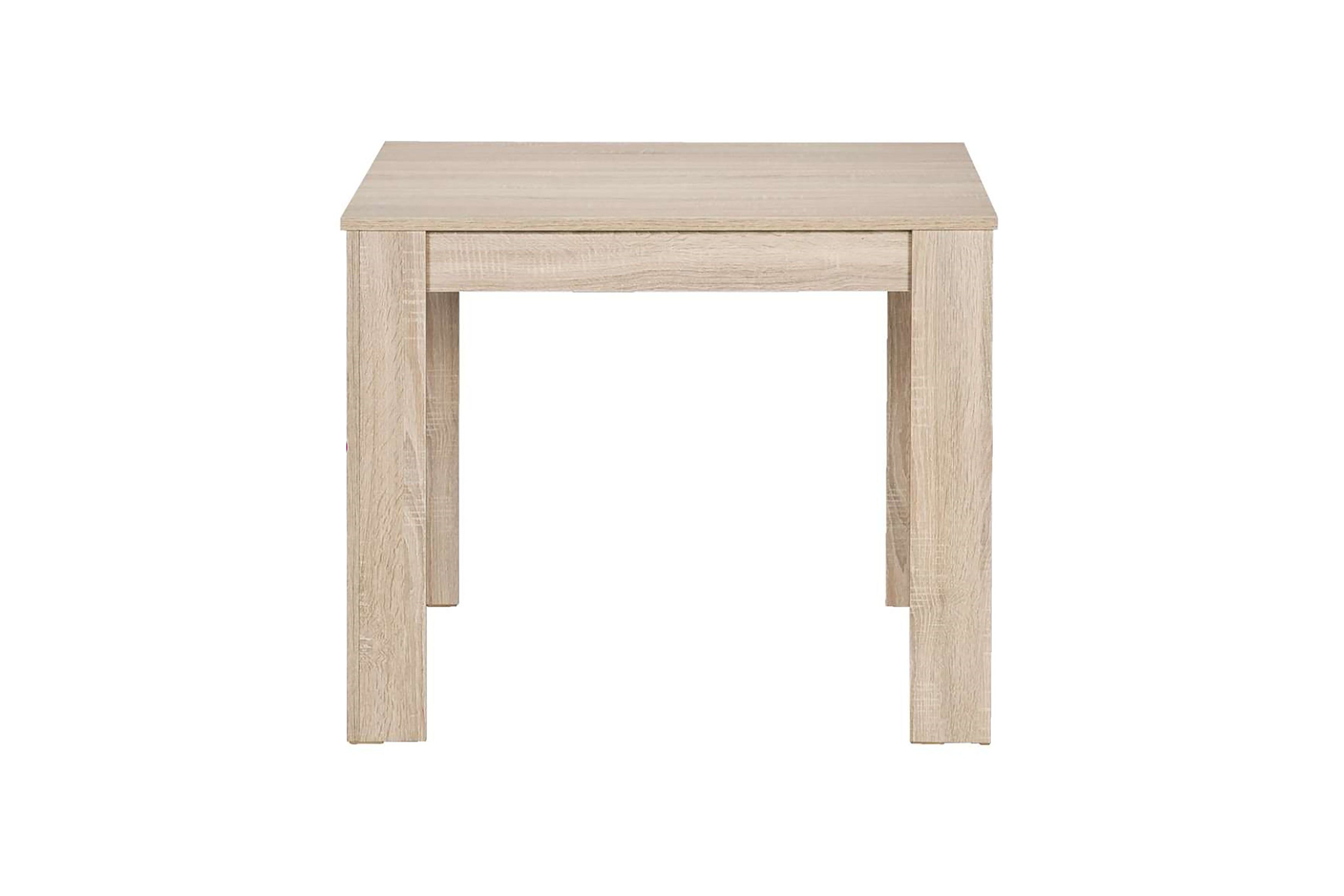 byLIVING Esstisch NEPAL (80 x 80 cm, in Eiche-Optik, Beton-Optik oder Weiß), Platzsparender Tisch